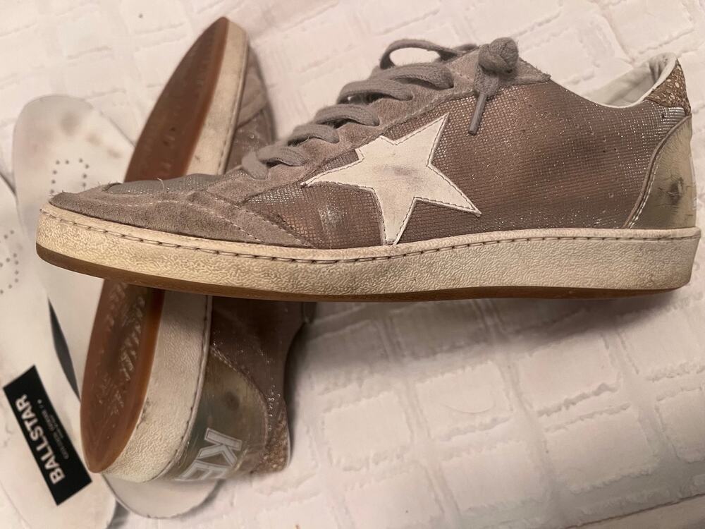 Authentic Golden Goose Ballstar Sneaker GGDB Size 40 Neutral